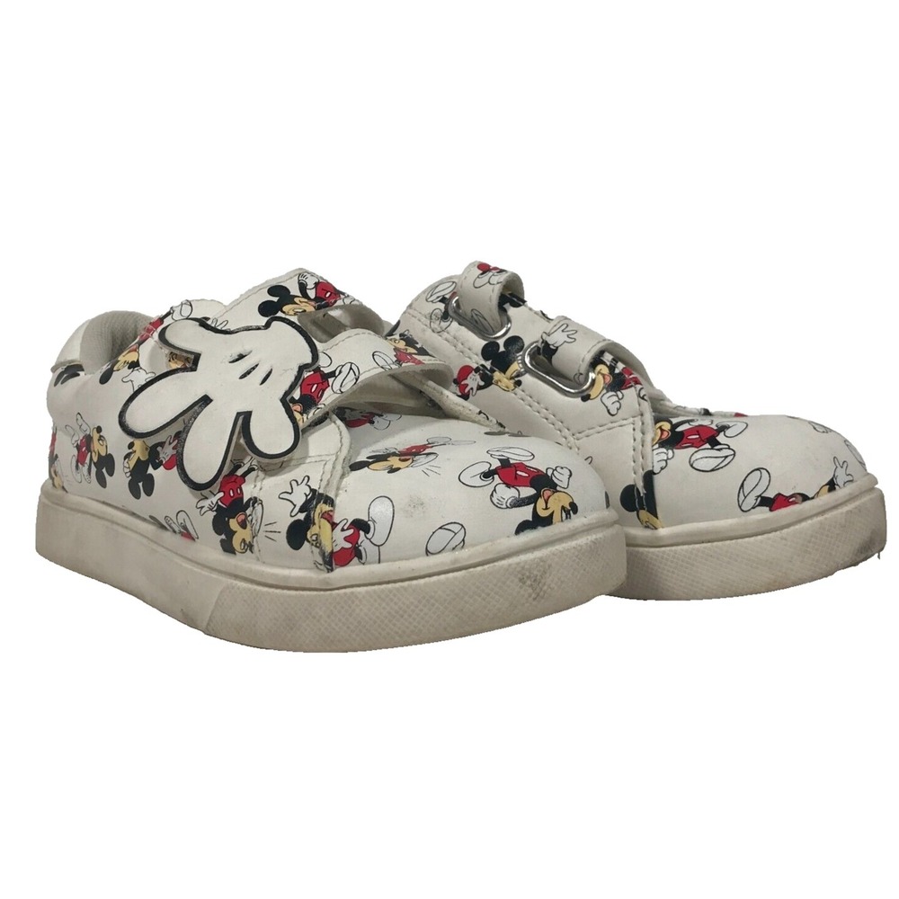 Mickey‎ Mouse Disney Junior Toddler Sneakers US 10 Red Hook&Loop Casual Footwear